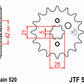 JT SPROCKETS Steel Standard Front Sprocket 569 - 520 - 1077442006