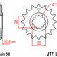JT SPROCKETS Steel Standard Front Sprocket 579 - 530 - 1077451001