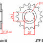 JT SPROCKETS Steel Standard Front Sprocket 580 - 530 - 1077452002
