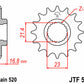 JT SPROCKETS Steel Standard Front Sprocket 582 - 520