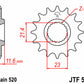 JT SPROCKETS Steel Standard Front Sprocket 583 - 520