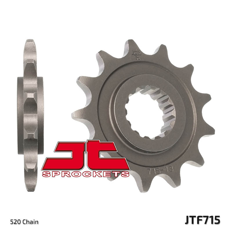 JT SPROCKETS Steel Standard Front Sprocket 715 - 520 - 1077464001