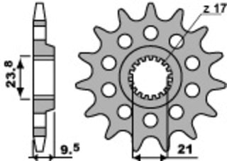 PBR Steel Standard Front Sprocket 2133 - 520 - 1077582001