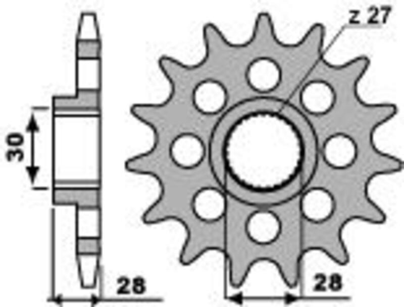 PBR Steel Standard Front Sprocket 2148 - 525