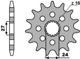 PBR Steel Standard Front Sprocket 2190 - 530 - 1077603003