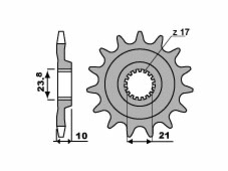 PBR Steel Standard Front Sprocket 2260 - 520 - 1077625001
