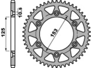 PBR Steel Standard Front Sprocket 288 - 530 - 1077658003