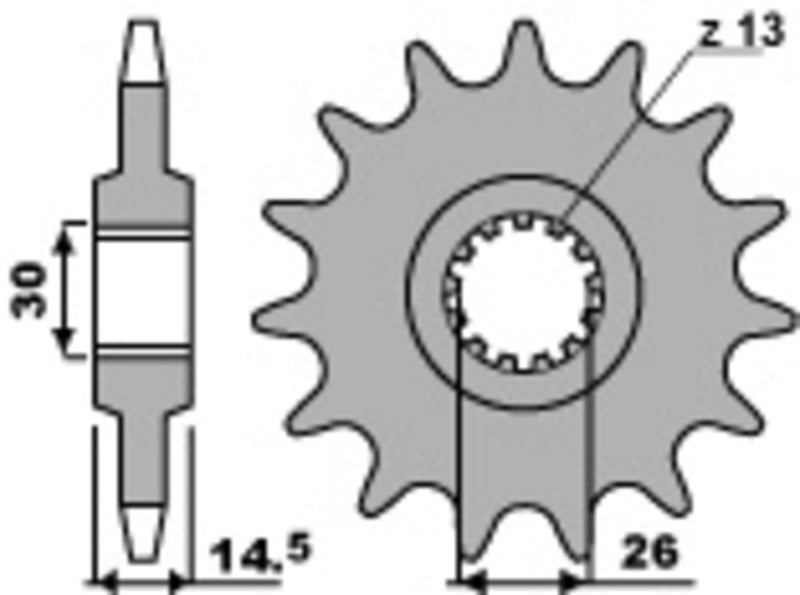 PBR Steel Standard Front Sprocket 330 - 630