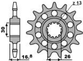 PBR Racing Steel Standard Front Sprocket 347M - 520 - 1077686001