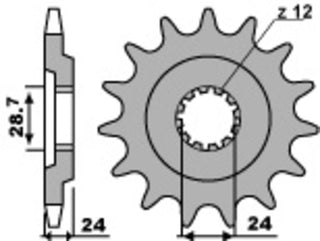 PBR Steel Standard Front Sprocket 530 - 530