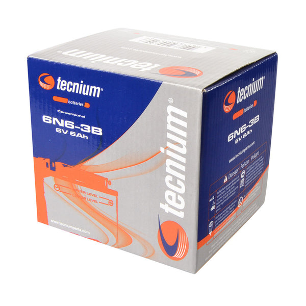 TECNIUM-Batterie Konventionell mit Säurepack - 6N6-3B 