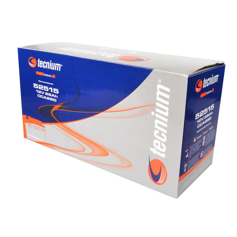 TECNIUM Battery Conventional with Acid Pack - 52515 - 1077809