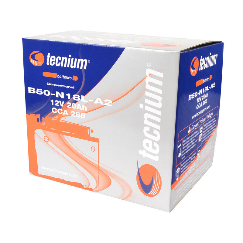 TECNIUM Battery Conventional with Acid Pack - B50-N18L-A2 - 1077810