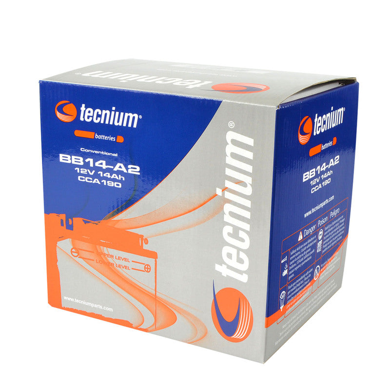 TECNIUM Battery Conventional with Acid Pack - BB14-A2 - 1077821