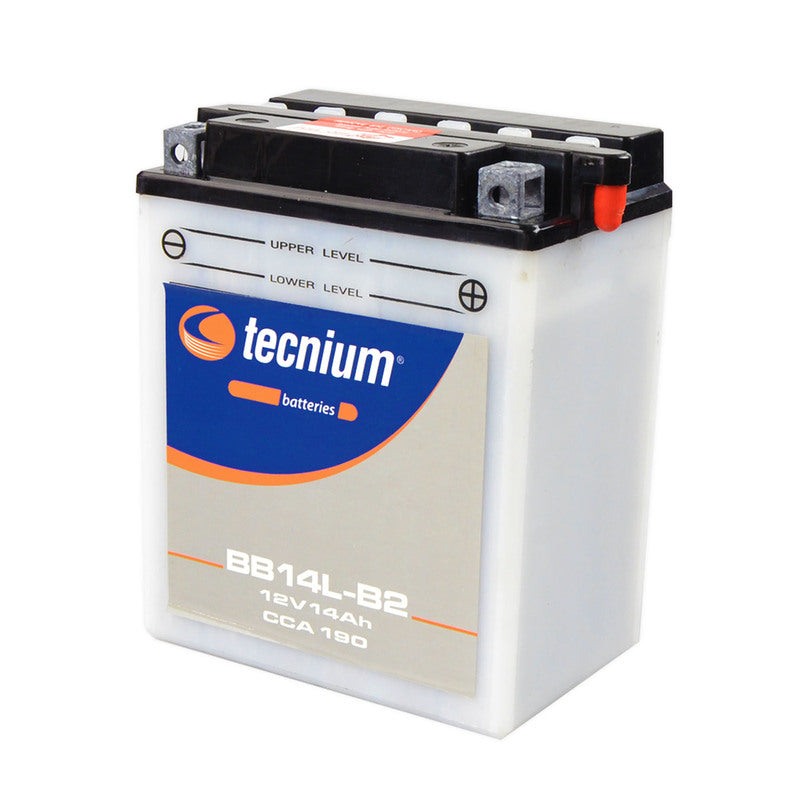 TECNIUM Battery Conventional with Acid Pack - BB14L-B2 - 1077824