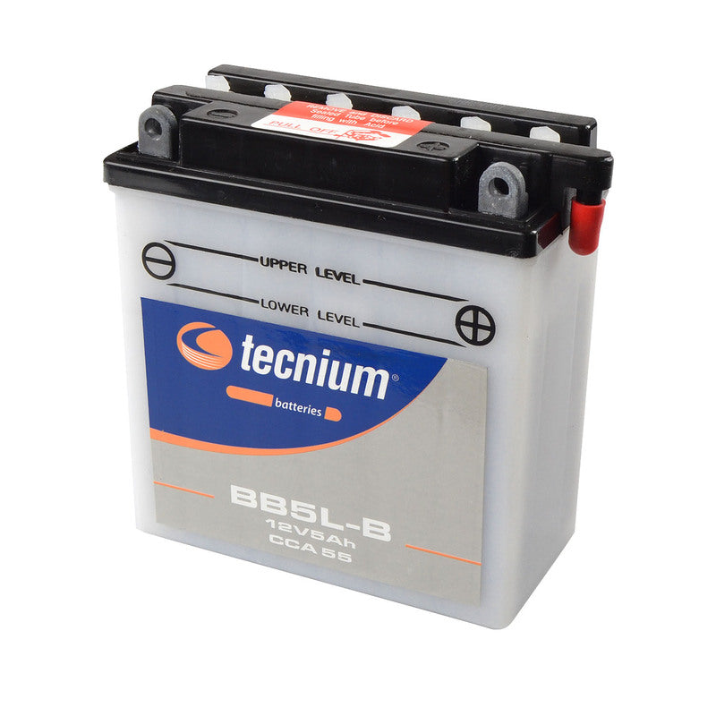 TECNIUM Battery Conventional with Acid Pack - BB5L-B - 1077830