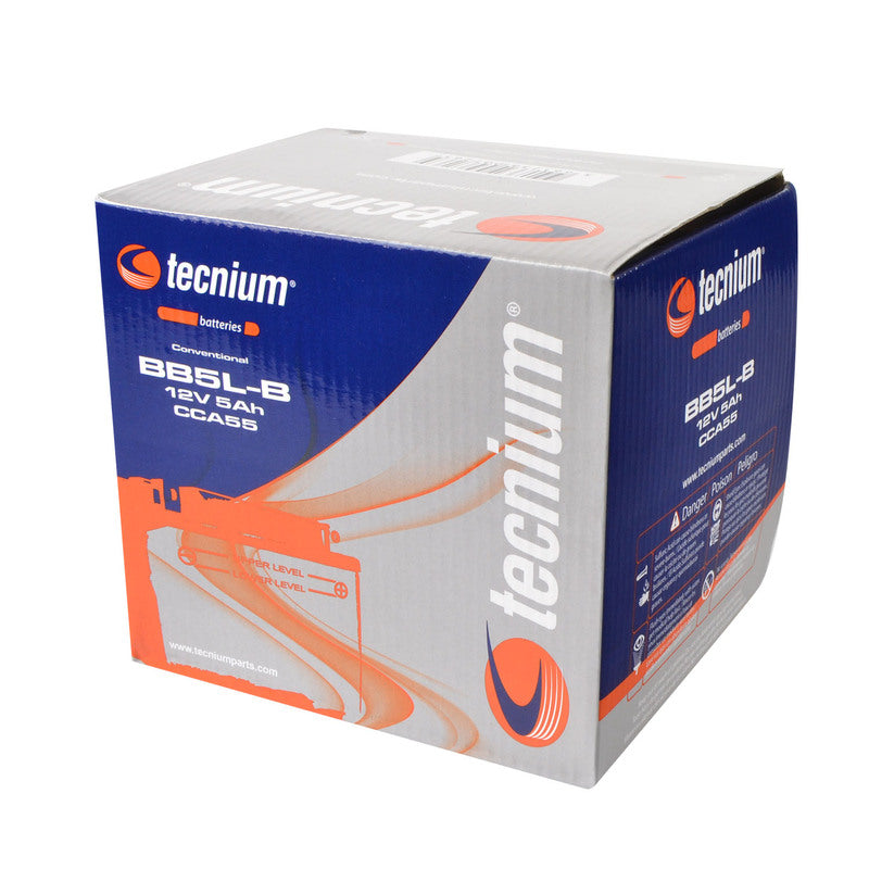 TECNIUM Battery Conventional with Acid Pack - BB5L-B - 1077830