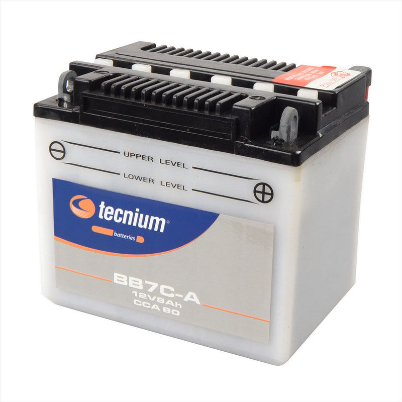 TECNIUM Battery Conventional with Acid Pack - BB7C-A - 1077832