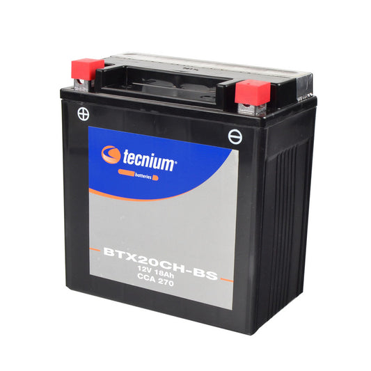 TECNIUM Battery Maintenance Free with Acid Pack - BTX20CH-BS - 1077848
