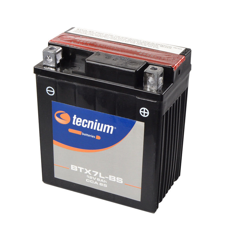 TECNIUM Battery Maintenance Free with Acid Pack - BTX7L-BS - 1077852