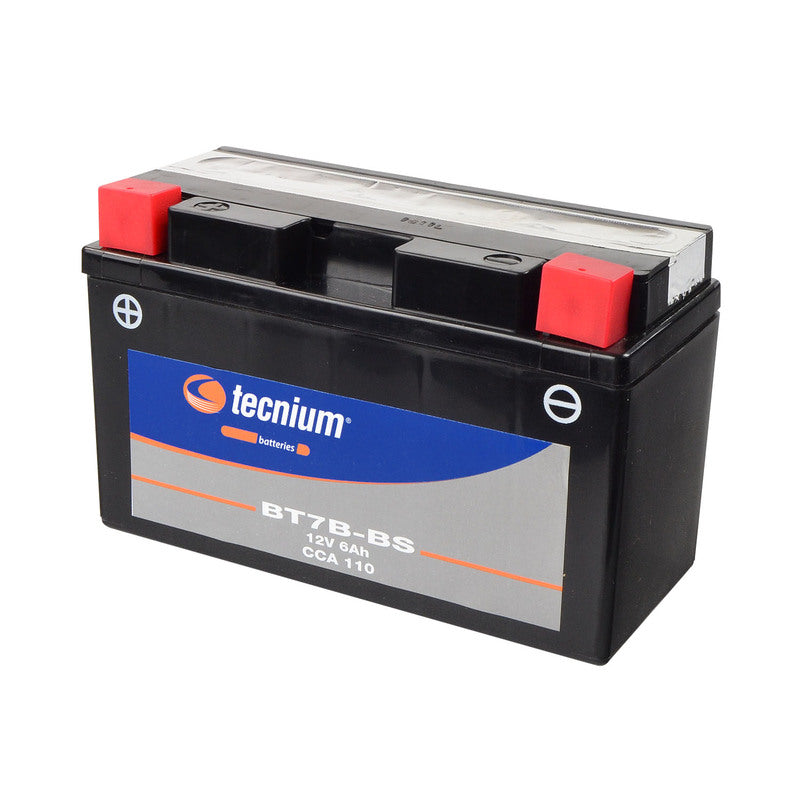 TECNIUM Battery Maintenance Free with Acid Pack - BT7B-BS - 1077855