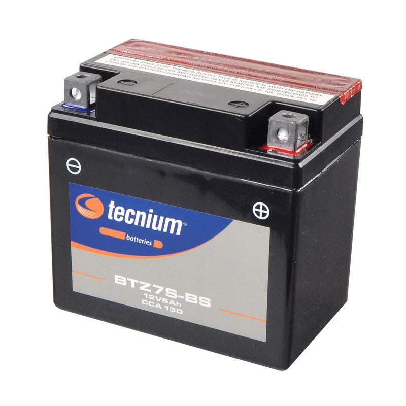 TECNIUM Battery Maintenance Free with Acid Pack - BTZ7S-BS - 1077859