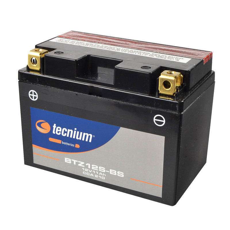 TECNIUM Battery Maintenance Free with Acid Pack - BTZ12S-BS - 1077861