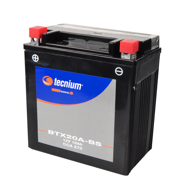 TECNIUM Battery Maintenance Free with Acid Pack - BTX20A-BS - 1077863