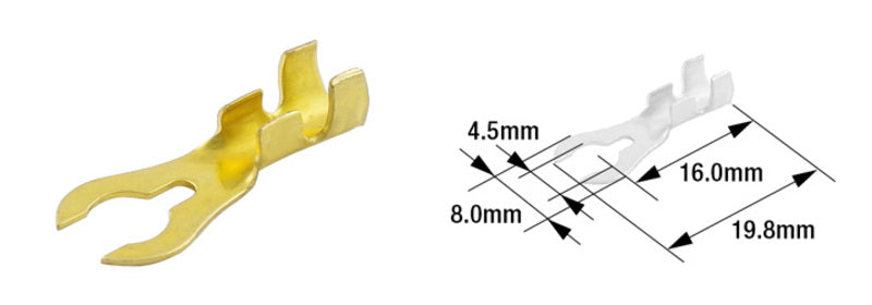 TOURMAX Fork Terminal Male Ã˜4.5mm type B-21 (per 100)