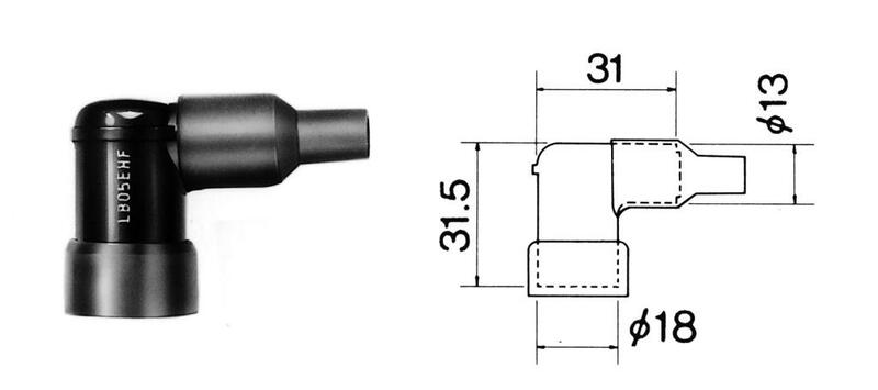 NGK Spark Plug Cap - LB01EHF