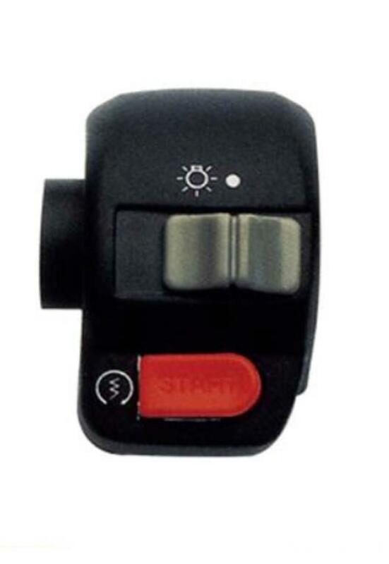 RIGHT ALUMINIUM SIGNAL SWITCH FOR APRILIA SCARABEO, STARTER, 2-POSITION LIGHTS