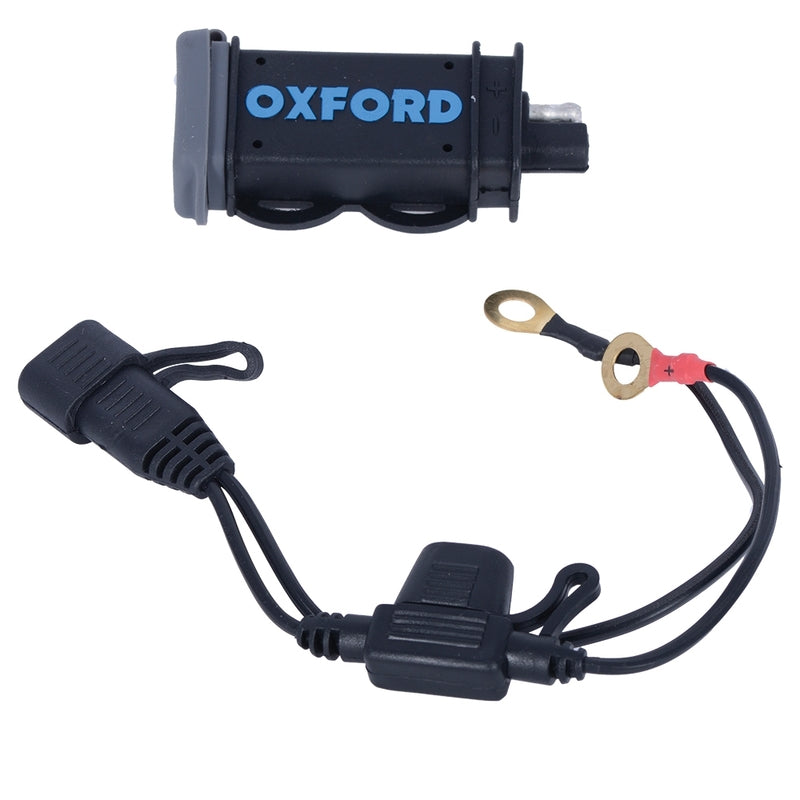 OXFORD USB Fused Power Charging Kit 2,1A