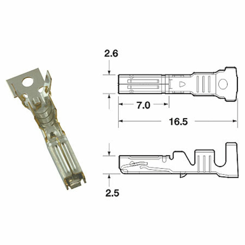 BIHR Generic Female Connector Ã˜0,85mmÂ²/1,25mmÂ²