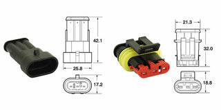 BIHR 3 plugs end set Generic Connectors - 5 sets