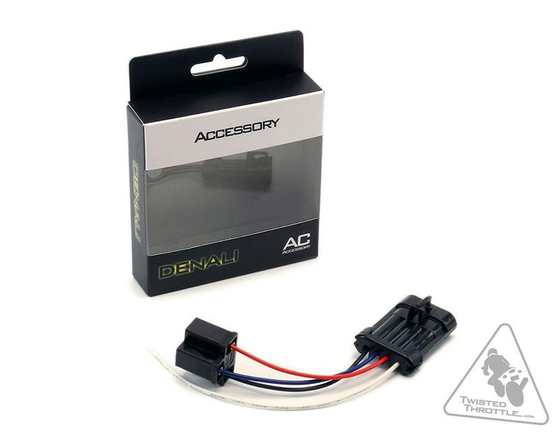 DENALI H4 Headlight Wiring Adapter Harley Davidson