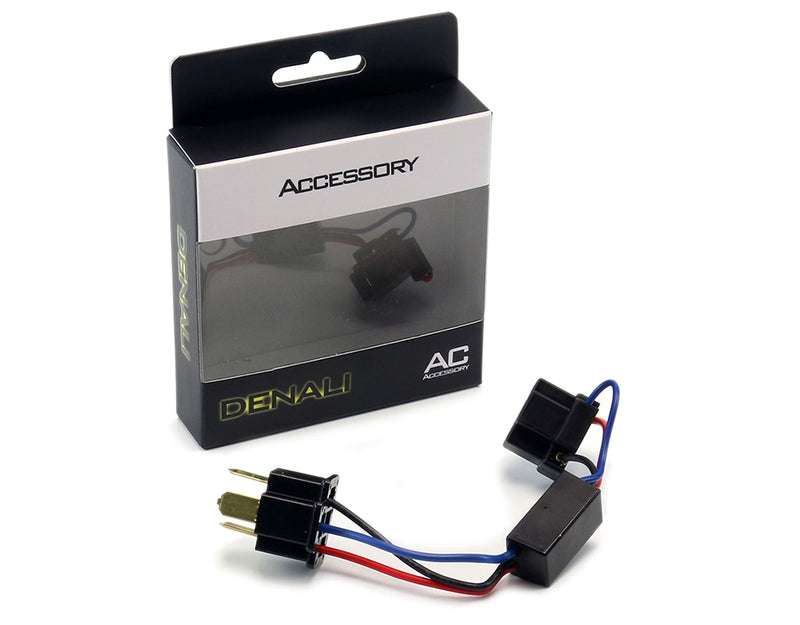 DENALI All On Headlight Wiring Harness Low Beam + High Beam