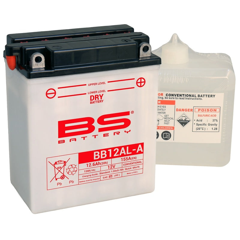 BS BATTERY Battery High performance with Acid Pack - BB12AL-A