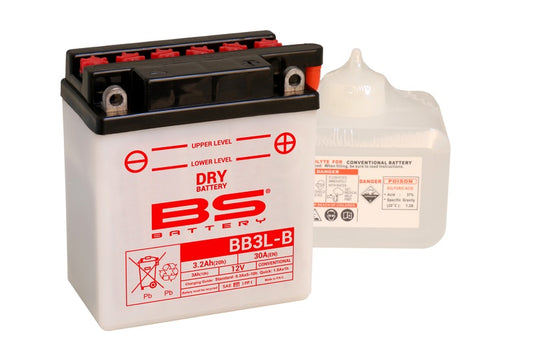 BS BATTERY Battery High performance with Acid Pack - BB3L-B