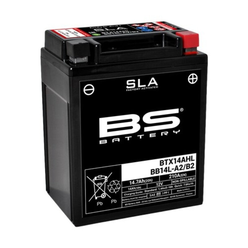 BS BATTERY SLA Battery Maintenance Free Factory Activated - BTX14AHL / BB14L-A2/B2