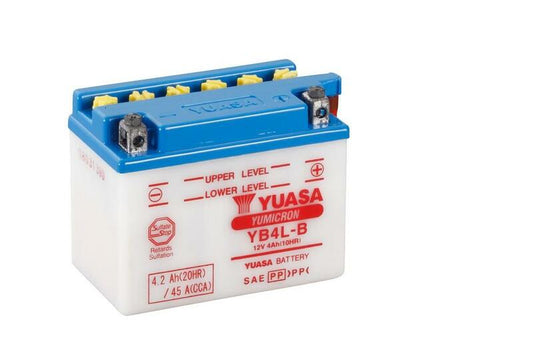 YUASA Battery Conventional with Acid Pack - YB4L-B