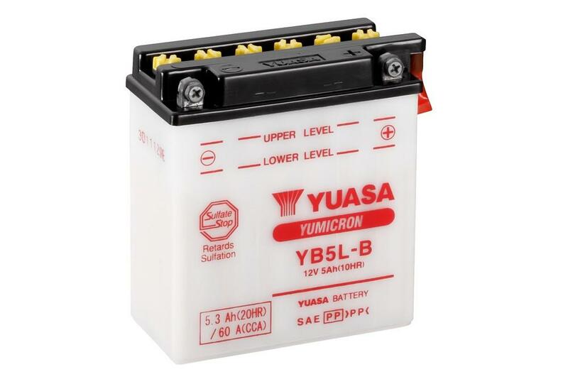 YUASA Battery Conventional with Acid Pack - YB5L-B
