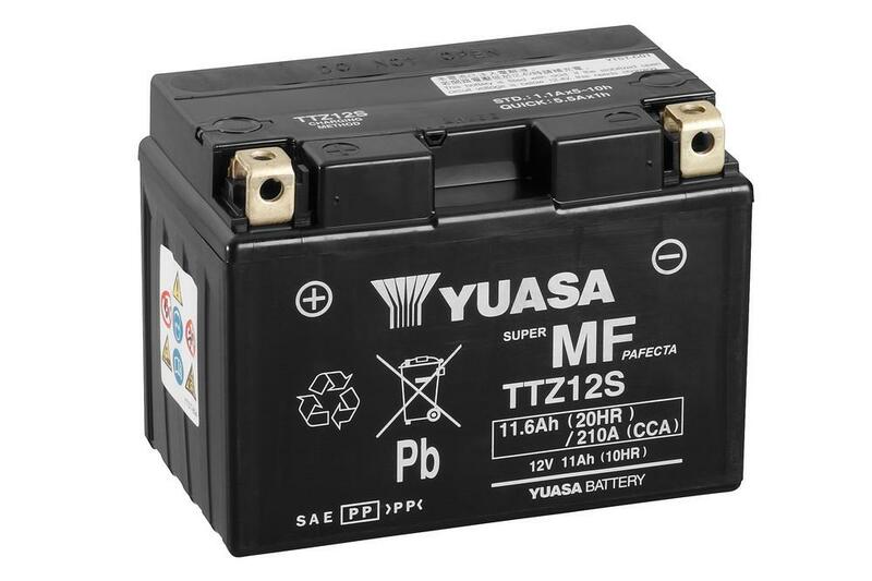 YUASA Battery Maintenance Free with Acid Pack - TTZ12S
