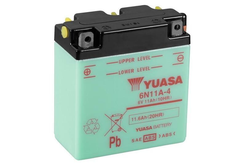 YUASA Battery Conventional without Acid Pack - 6N11A-4