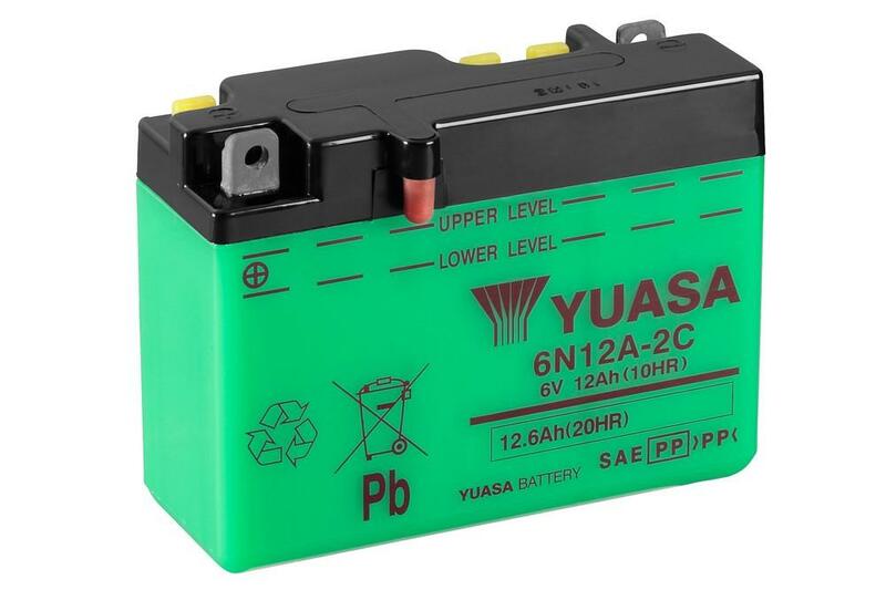 YUASA Battery Conventional without Acid Pack - 6N12A-2C/B54-6