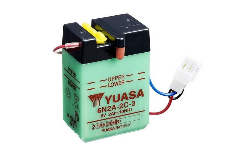 YUASA Battery Conventional without Acid Pack - 6N2A-2C-3