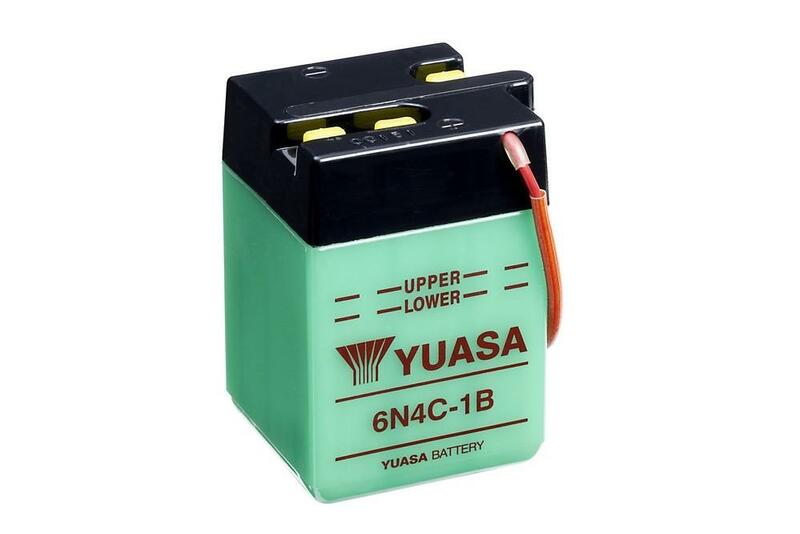 YUASA Battery Conventional without Acid Pack - 6N4C-1B