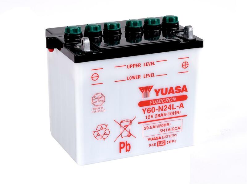 YUASA Battery Conventional without Acid Pack - Y60-N24L-A