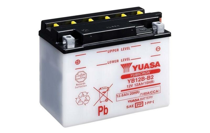YUASA Battery Conventional without Acid Pack - YB12B-B2