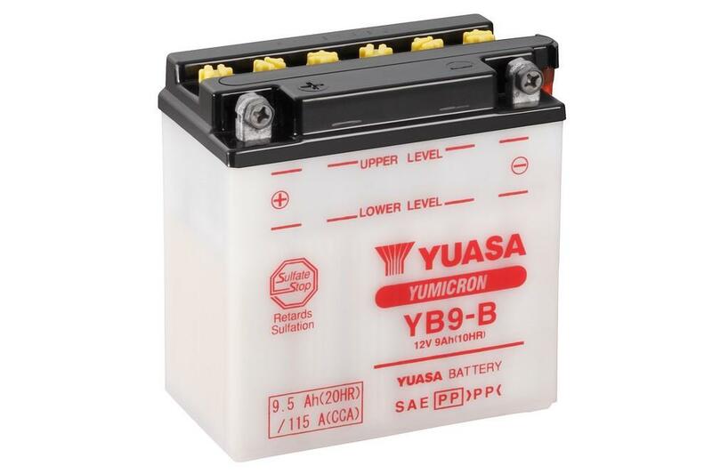 YUASA Battery Conventional without Acid Pack - YB9-B