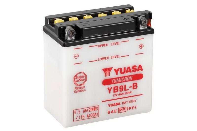 YUASA Battery Conventional without Acid Pack - YB9L-B